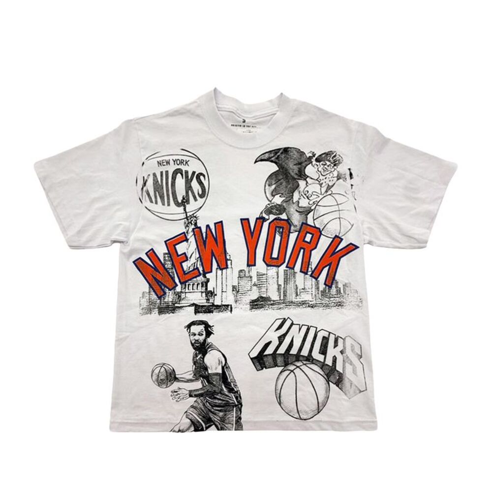 Kiy Studios Crew Neck T-Shirt NY Ecf Mens White NY ECF-CREW NECK T-SHIRT